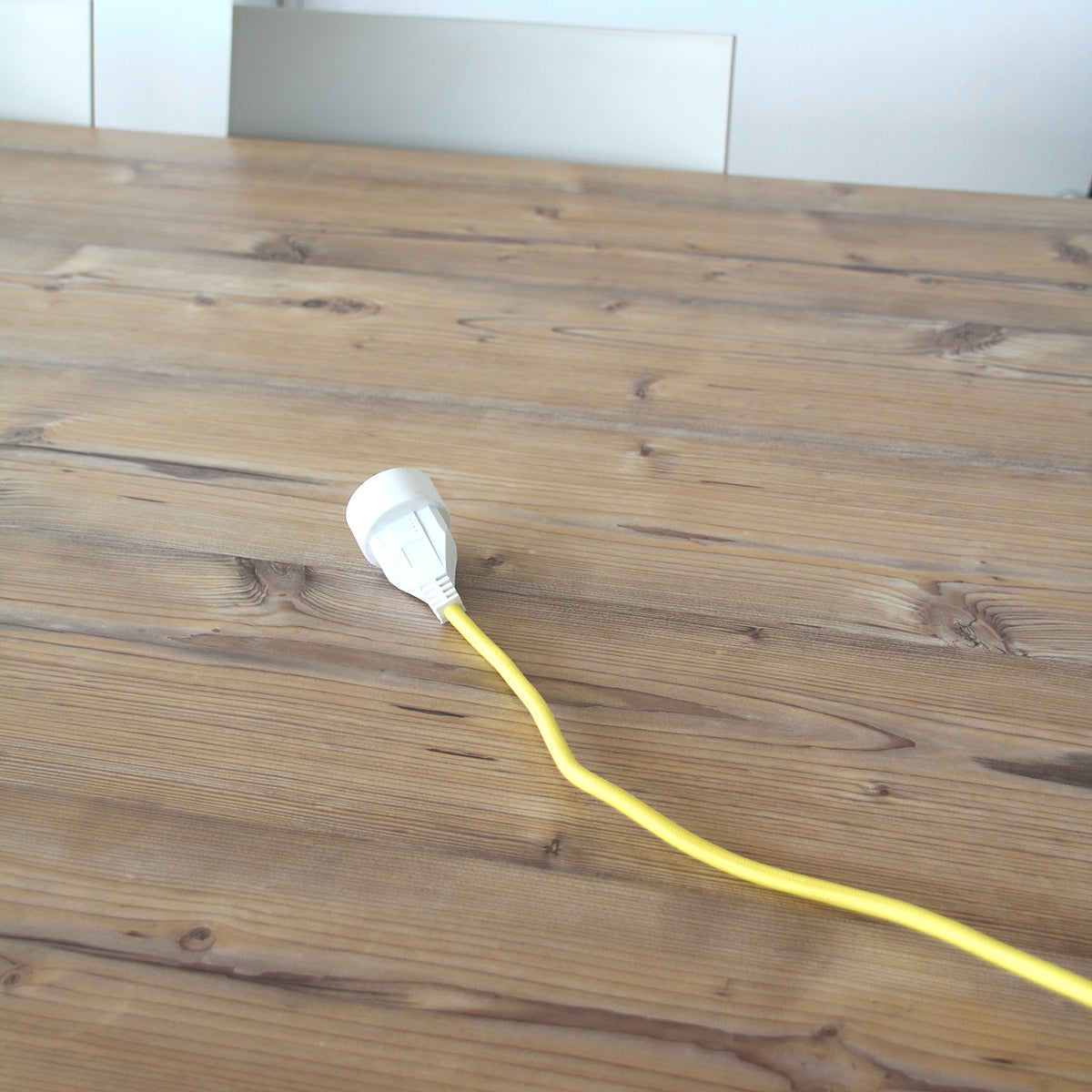 Prolongateur textile Schuko fiche plate - Chacon