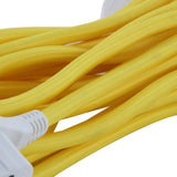 Prolongateur textile Schuko fiche plate - Chacon