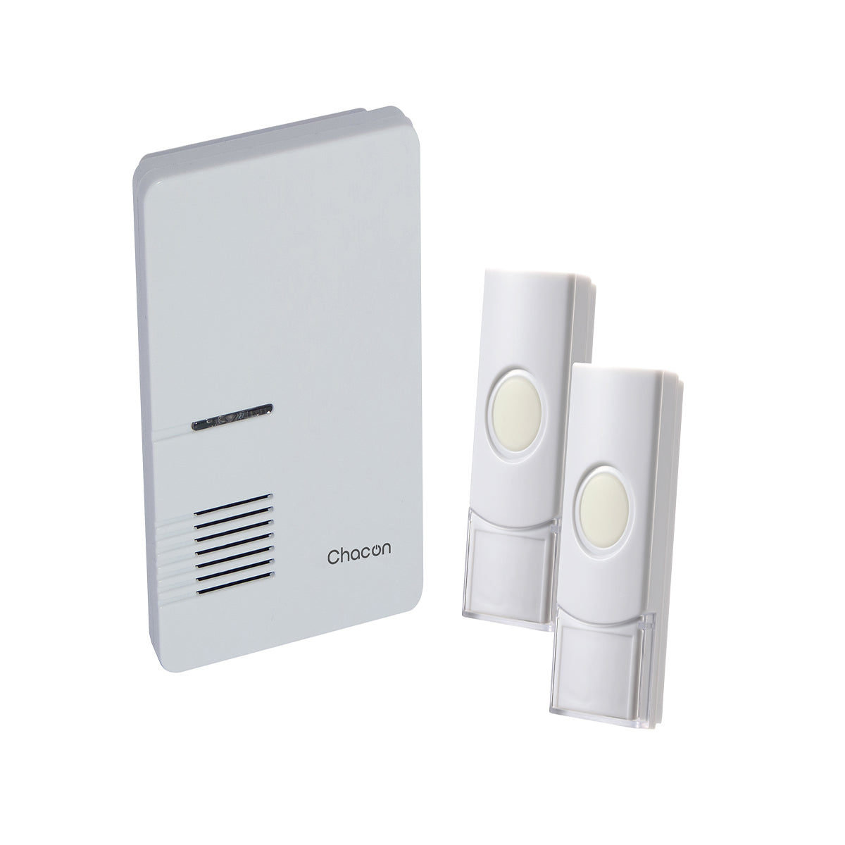 Carillon sans fil + 2 boutons poussoirs - Chacon