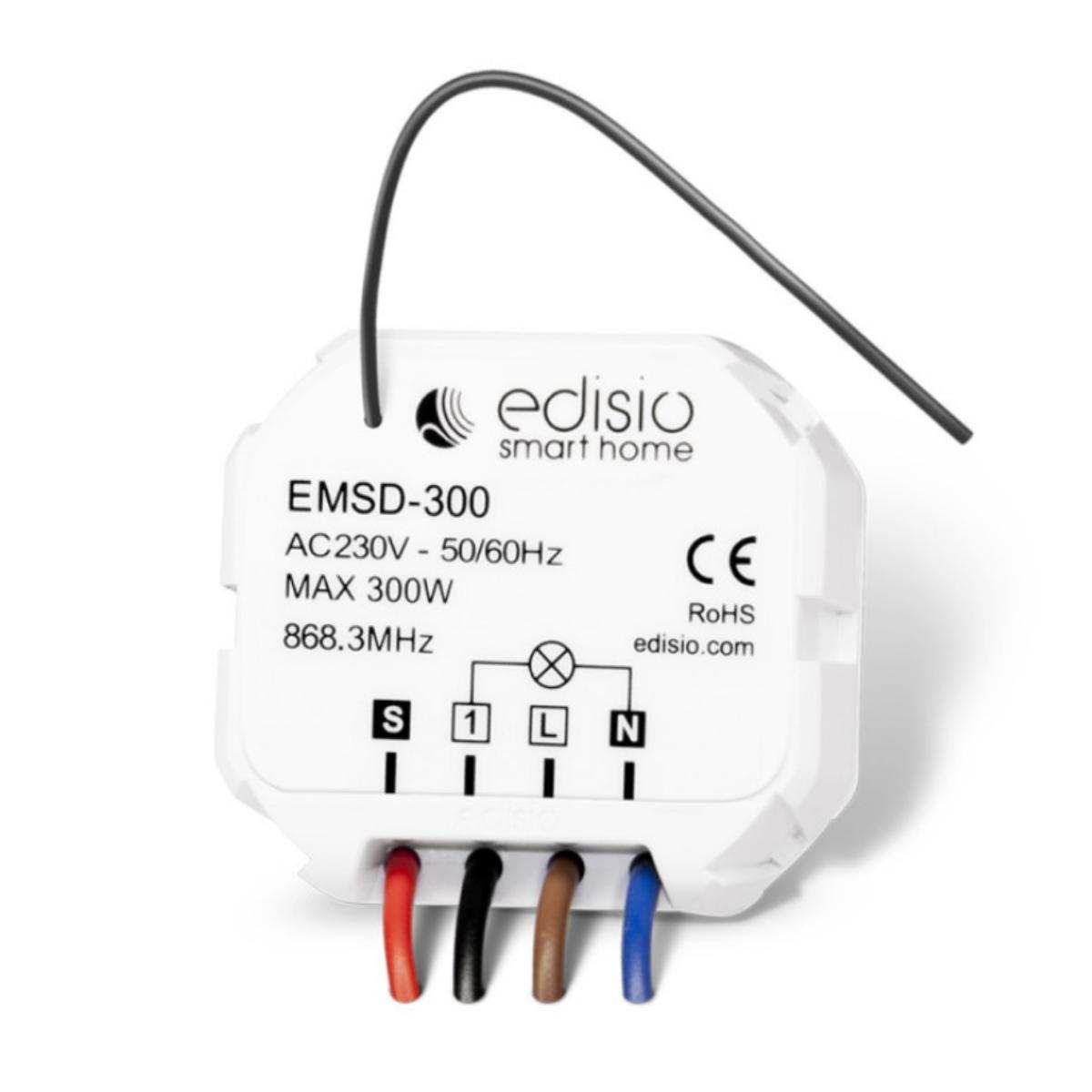 Micro récepteur dimmer sans neutre + minuterie - Edisio