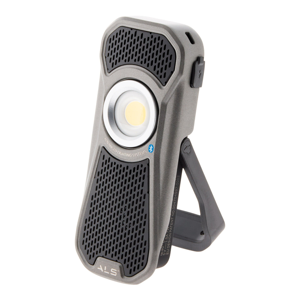 Projecteur audio IP65 600lm portative et rechargeable - Scangrip