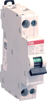 Disjoncteur modulaire PH+N 3KA à vis - ABB