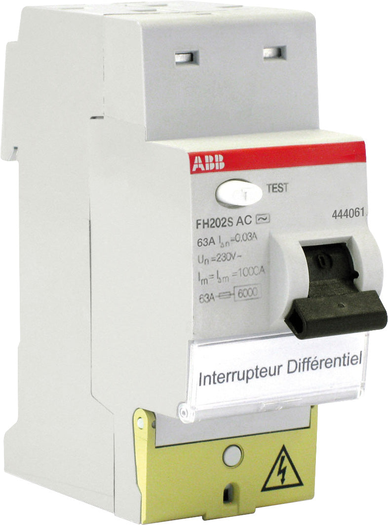 Interrupteur différentiel 63A 30Ma Type AC