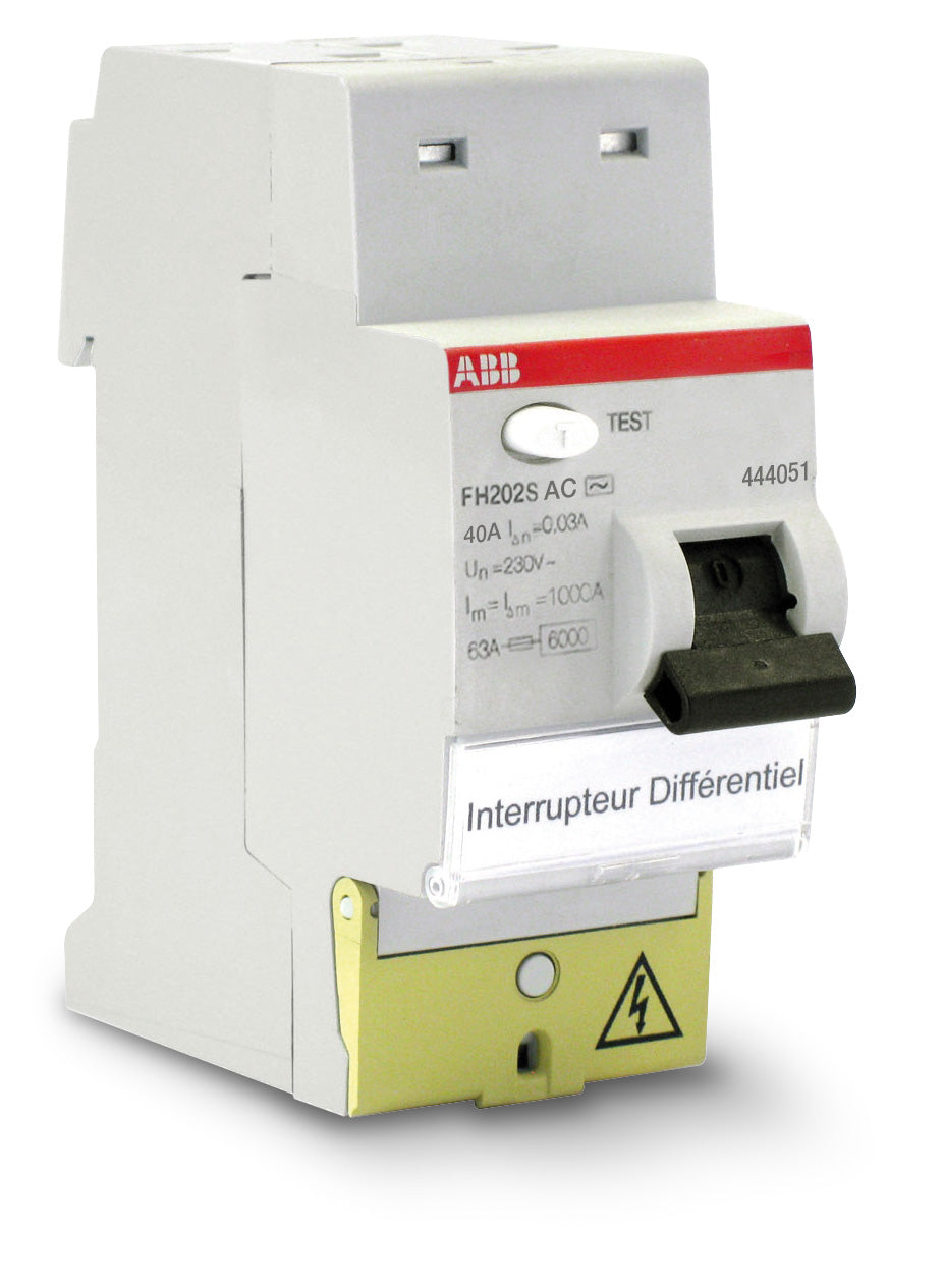 Interrupteur différentiel 30Ma Type AC - ABB