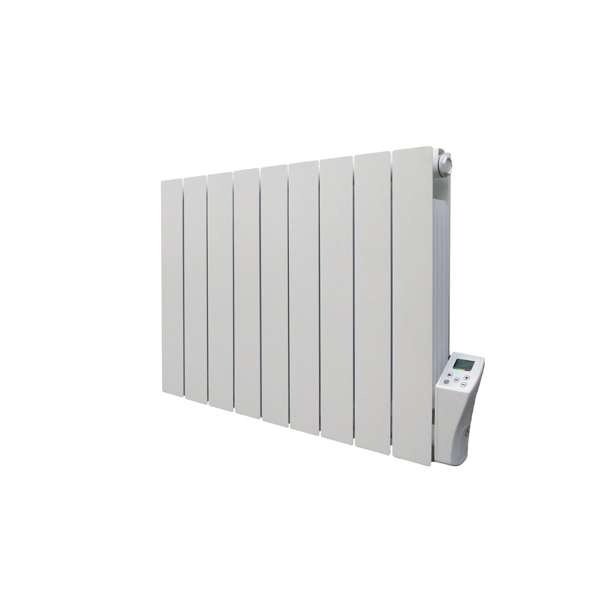 Radiateur - Inertie fluide - Fonction ASC - Programmable - Détecteur de fenêtre ouverte - Blanc - Adda Allauve