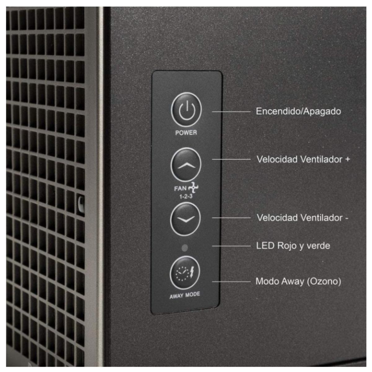 Purificateur et désinfecteur d'air compact 1,61 m/s - 140 m² - Haverland