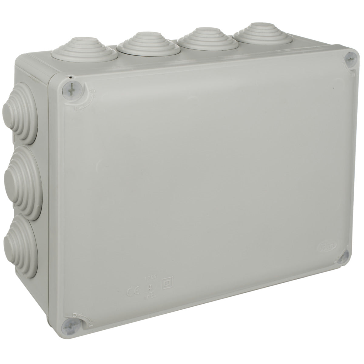 Boîte de dérivation rectangulaire IP55 - 220 x 170 x 80 mm - Solera