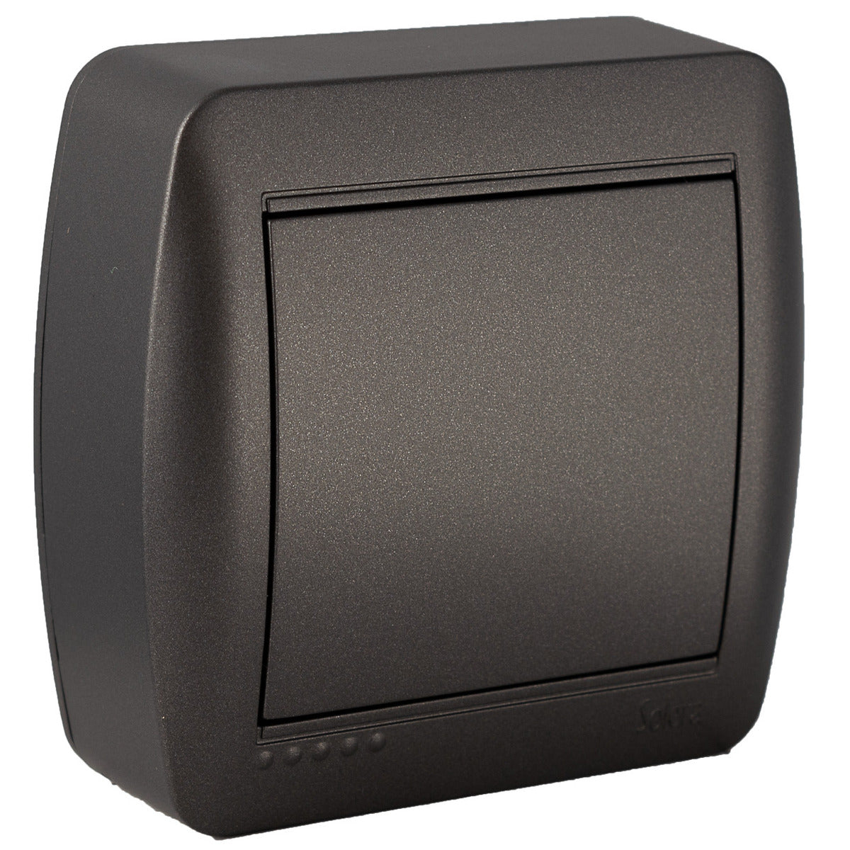 Boîte de jonction dérivation en saillie - Noir graphite - Solera