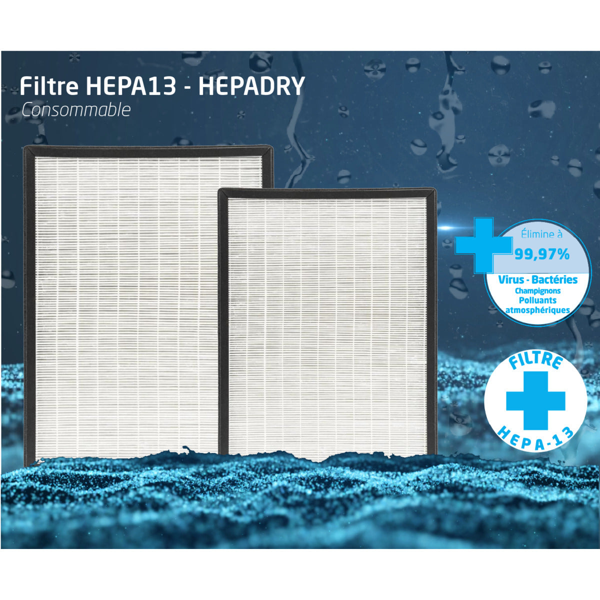 Cartouche filtre HEPA13 déshumidificateur BRI629050 - Britec