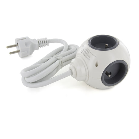 Multiprise PowerBall Extended 4x16A - USB - Chacon